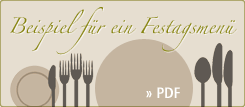 Festtagsmenü Veranstaltungen & Tagungen