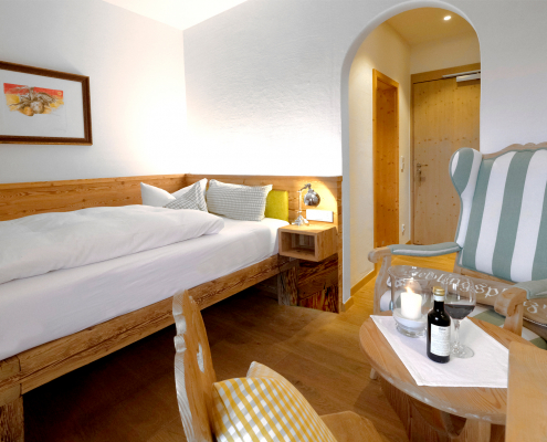 Single room in the hotel