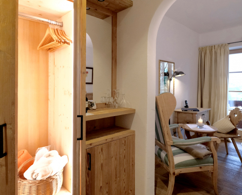 Single room in the hotel