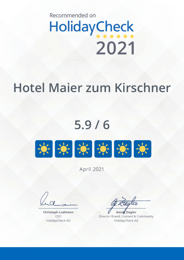 HolidayCheck 2021