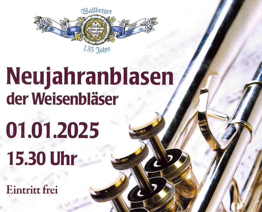 Neujahranblasen der Weisenbläser