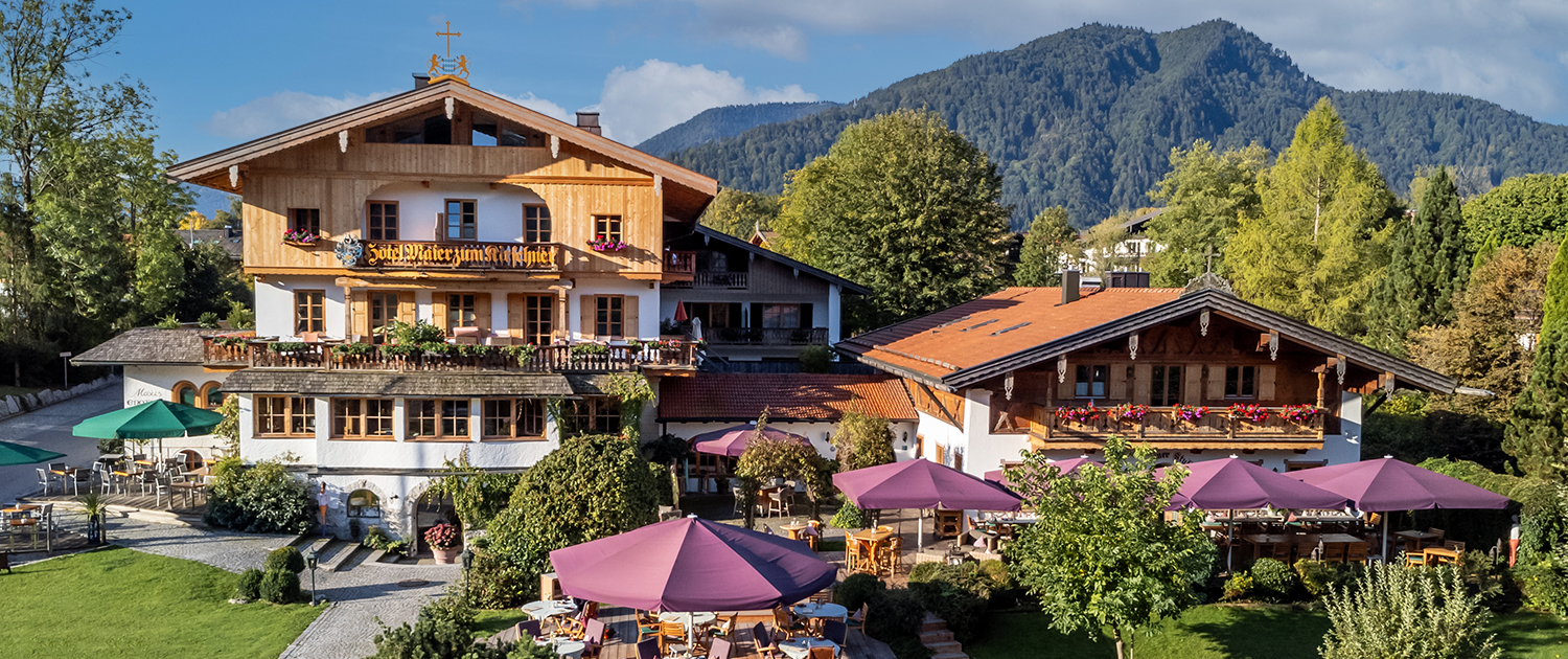 Hotel Maier zum Kirschner und Kirschner Stuben in der Seestrasse von Rottach-Egern am Tegernsee